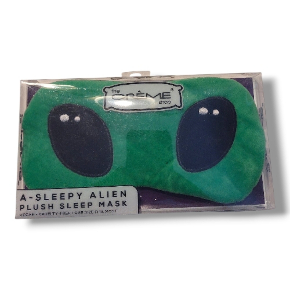 The Crème Shop A Sleepy Alien Plush Sleep Mask